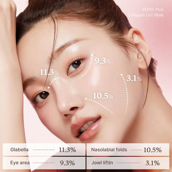Pink Collagen Gel Mask 4 Counts