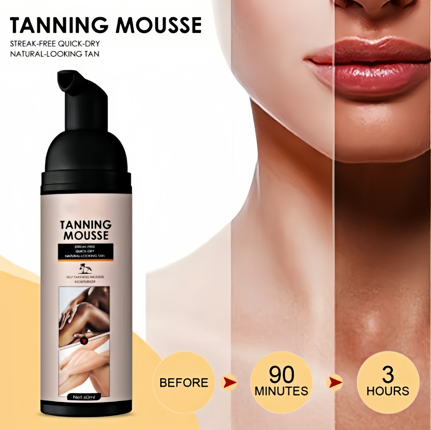 SUMMER MOUSSE| COLOR-CORRECTING HYDRATING TANNING MOUSSE